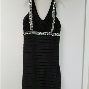 Black beaded dress